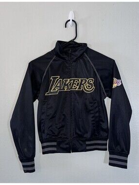 NBA - RARE Vintage Lakers Jacket-L  / Hardwood Classics-Full Zip